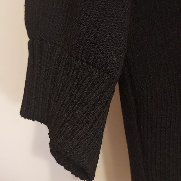 Vintage St. John Cardigan Black Button Up V Neck - Picture 5 of 11